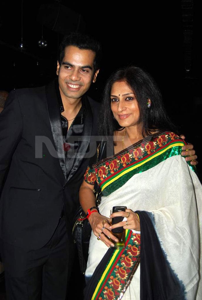 Sachal with his on screen mother played by Rupa Ganguly.