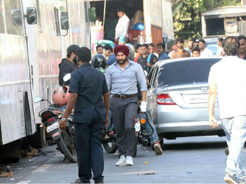 Taimur On The Sets Of Papa Saif Ali Khan's <I>Sacred Games 2</I>