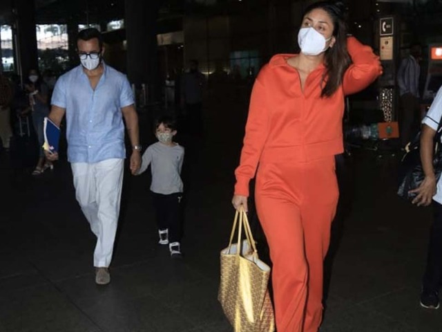 Saif Ali Khan And Kareena Kapoor's Airport Diaries
