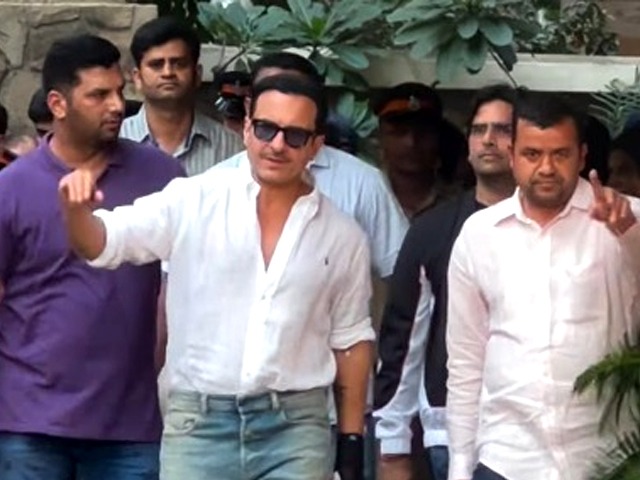 Saif Ali Khan Returns Home From Hospital After Five Days 