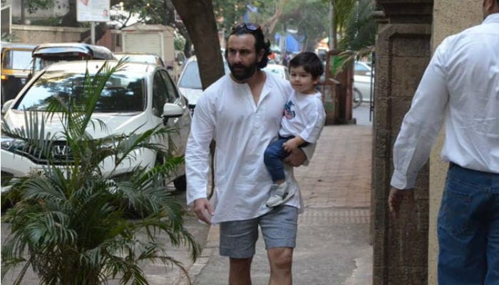 Nothing Much, Just Some Really Cute Pics Of Saif Ali Khan And Taimur