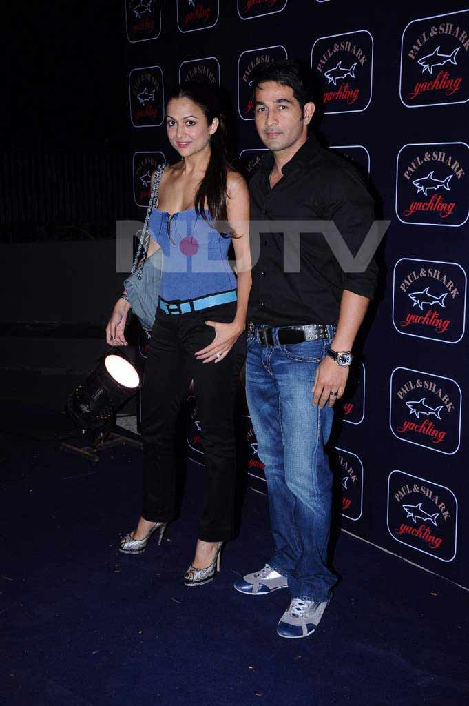 Amrita with hubby Shakeel Ladak.