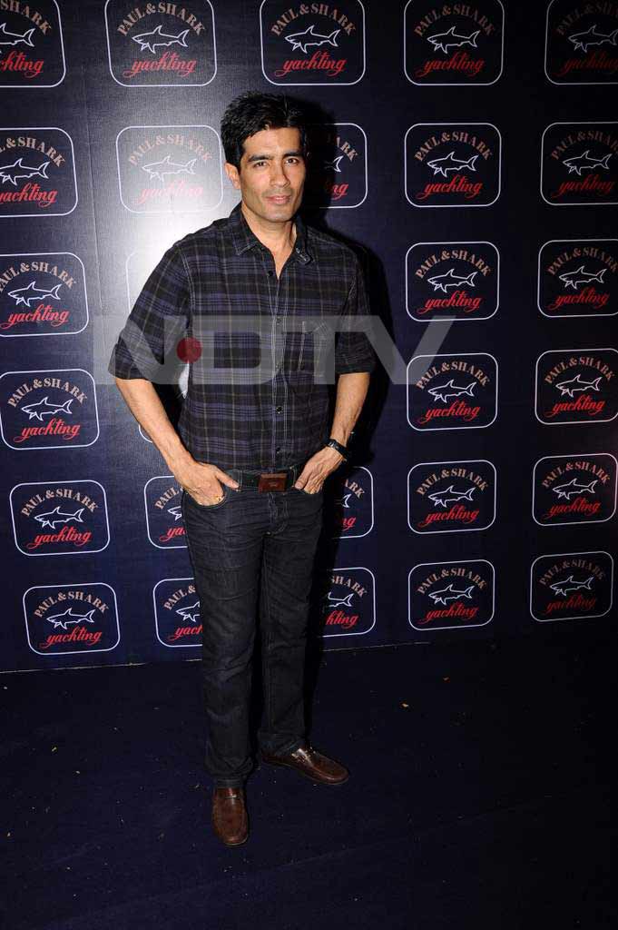 Hands in his pockets, Manish Malhotra strikes a pose.