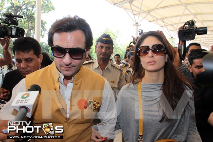 Saif, Kareena: On their way to Delhi