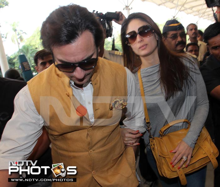 Saif, Kareena: On their way to Delhi