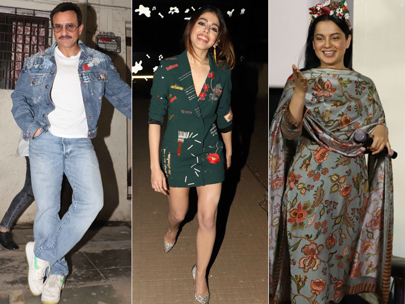Saif, Alaia, Kangana's Whirlwind Week