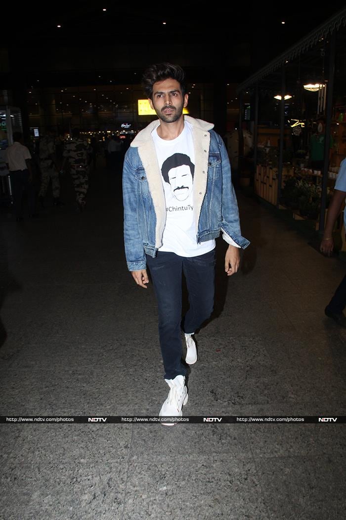 Star-Studded Airport With Saif Ali Khan, Ananya Panday, Kartik Aaryan