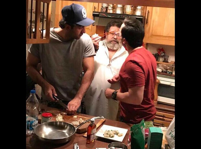Saif Ali Khan And Ranbir Kapoor Were Chefs At Family Get-Together