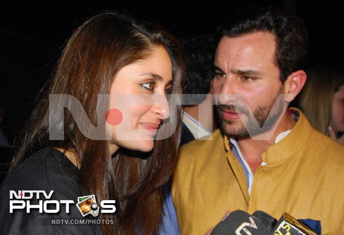 Saif, Kareena celebrate the release of Agent Vinod