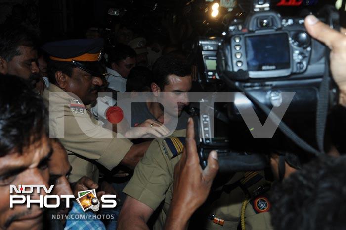 Saif in a brawl: Story in pics