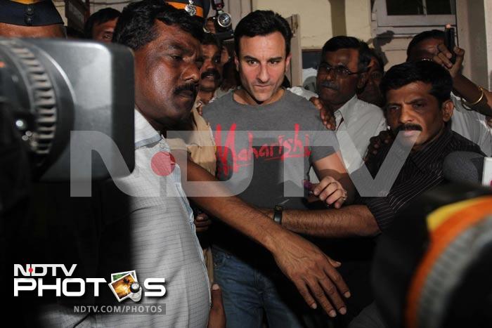 Saif in a brawl: Story in pics