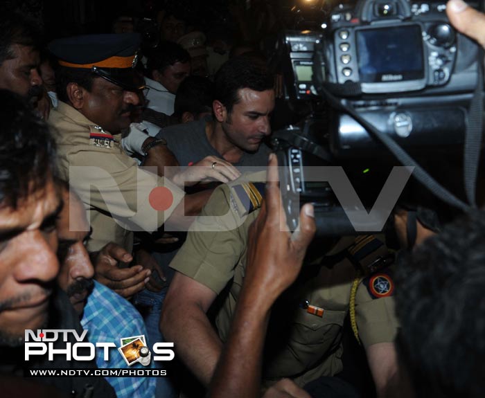 Saif in a brawl: Story in pics