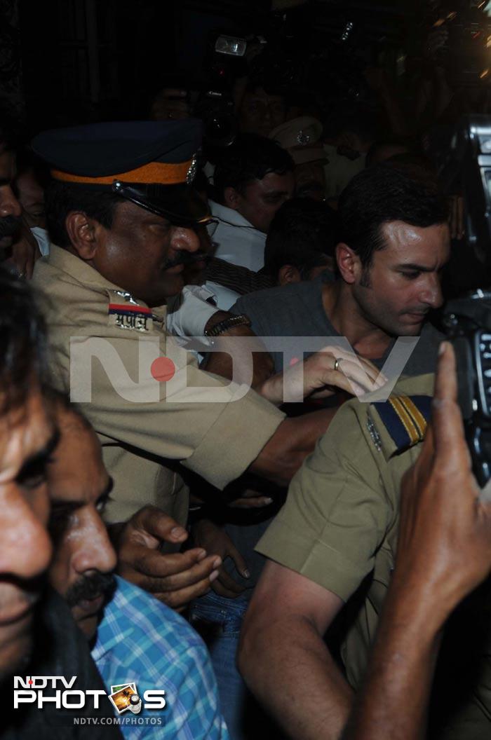 Saif in a brawl: Story in pics