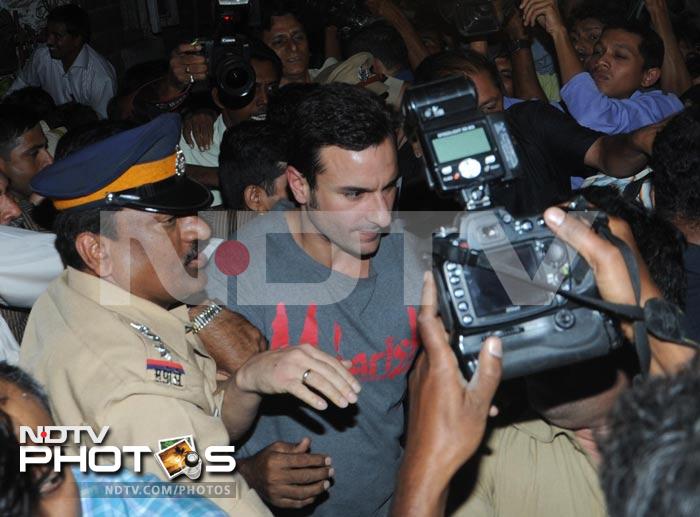 Saif in a brawl: Story in pics