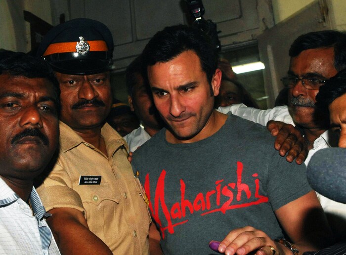 Saif in a brawl: Story in pics