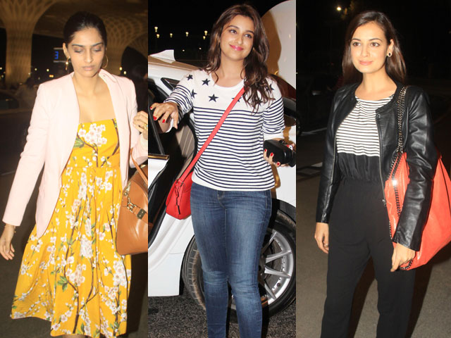 Elections after-party at IIFA: Sonam, Parineeti, Dia