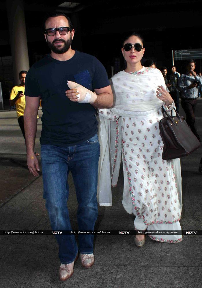Kareena Kapoor and Saif Ali Khan\'s Airport Tashan