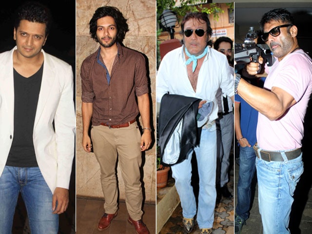 Photo : Boys Just Wanna Have Fun: Riteish, Ali, Suneil, Jackie