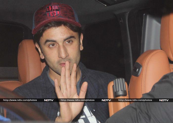 Actor Ranbir Kapoor, who was donning his favourite baseball cap, was also seen at the screening.