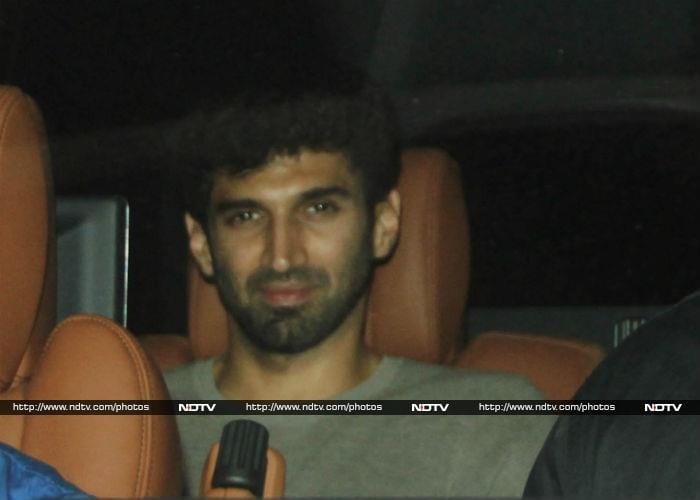 Actor Aditya Roy Kapoor was all smiles for the shutterbugs.