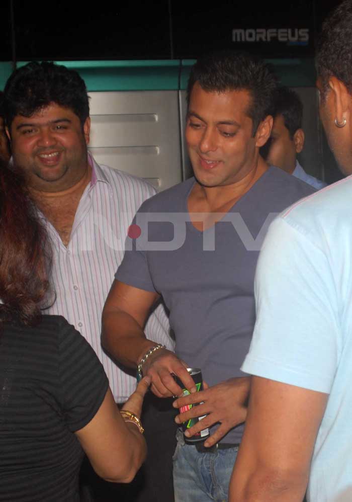 Salman, Celina Spotted at Mehboob Studios