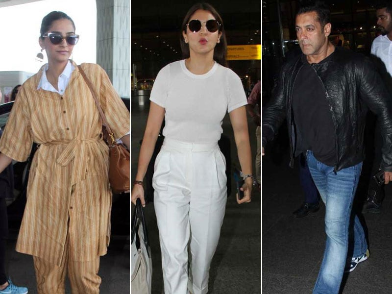 Photo : Airport Traffic: Salman Khan, Anushka Sharma And Sonam Kapoor Spotted