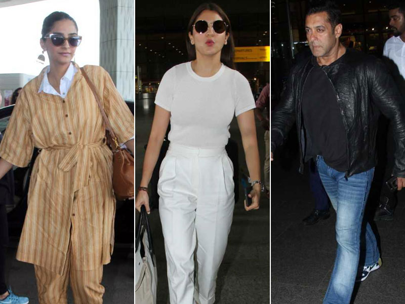 Airport Traffic: Salman Khan, Anushka Sharma And Sonam Kapoor Spotted