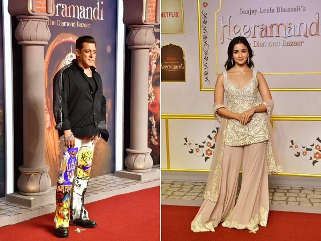 Salman, Alia And Others Added Sparkle To <i>Heeramandi</i> Screening