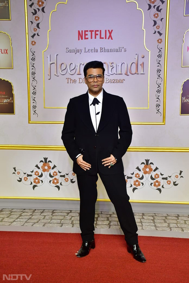 Karan Johar's swag was off the charts. (Image courtesy: Varinder Chawla)