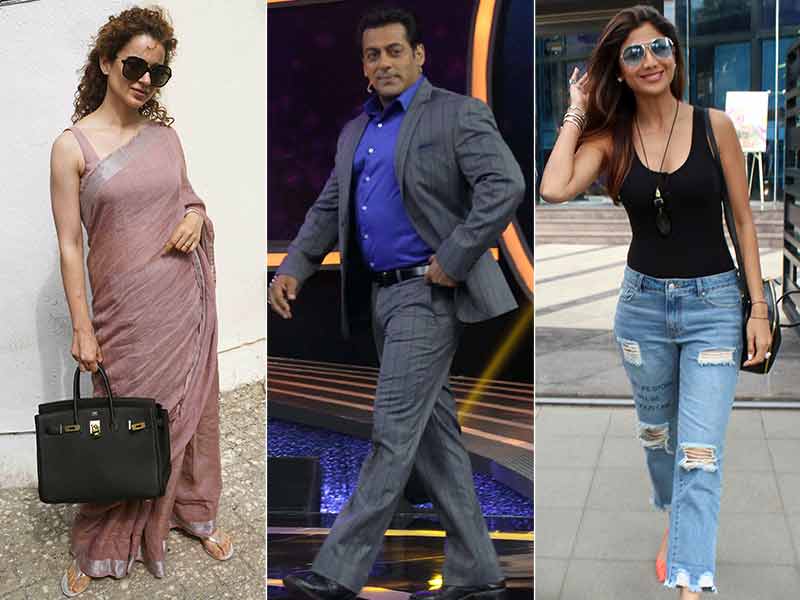 Salman, Kangana, Shilpa Had A Busy Day