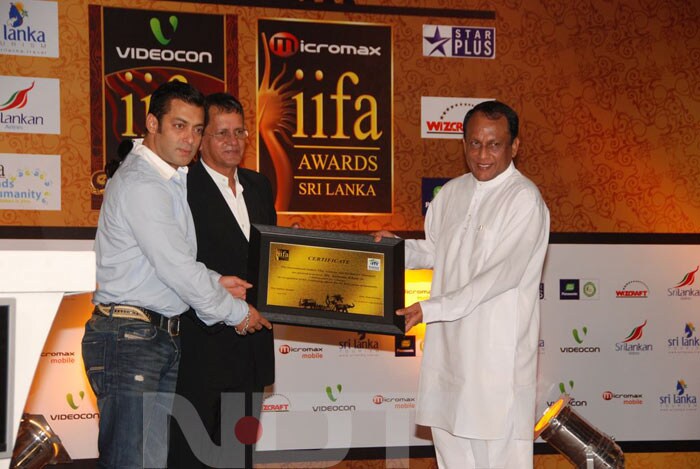 Bollywood actor Salman Khan attends a news conference to promote The International Indian Film Academy (IIFA) awards, in Mumbai.