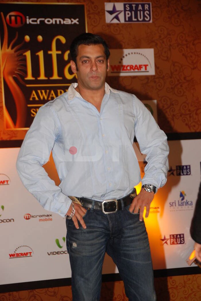 Bollywood actor Salman Khan attends a news conference to promote The International Indian Film Academy (IIFA) awards, in Mumbai.