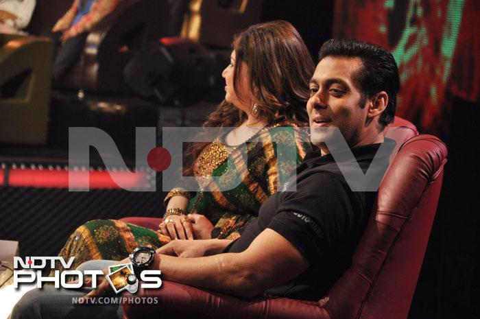 Salman on sets of Sa Re Ga Ma Pa