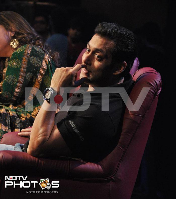 Salman on sets of Sa Re Ga Ma Pa