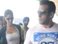 Salman, Katrina leave for Bangkok together Salman, Katrina leave for Bangkok together