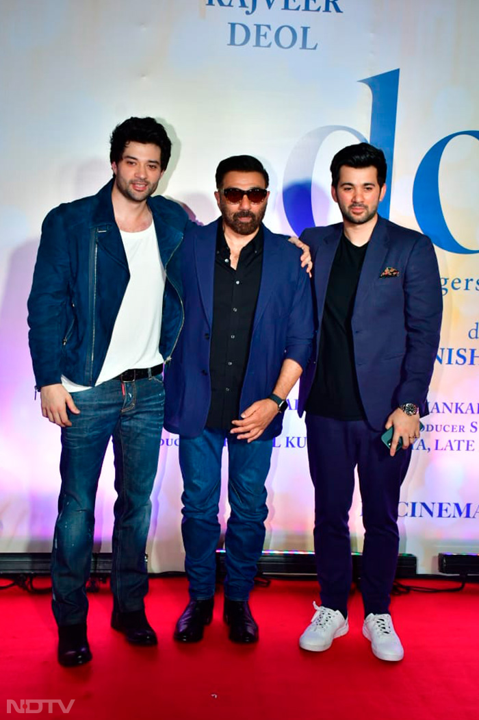 Salman Khan, Aamir Khan, Sunny Deol At Dono Screening
