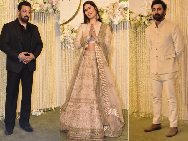 Photo : Salman Khan, Katrina Kaif, Ranbir Khan Lead Celeb Roll Call At Ira Khan's Wedding Reception