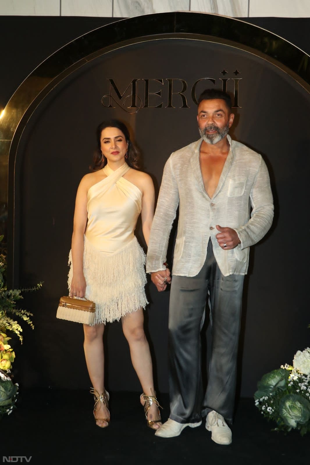 Bobby Deol's plus one at the party was wife Tanya Deol. (Image Courtesy: Varinder Chawla)