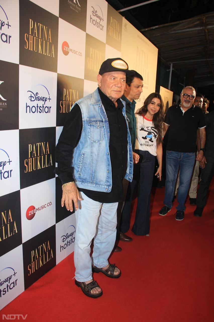 Salman Khan, Raveena Tandon And Other Stars At Patna Shuklla Screening