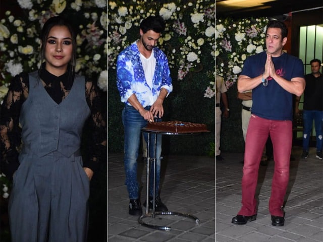 Photo : Salman Khan, Shehnaaz Gill And Others Attend Aayush Sharma's Birthday Party