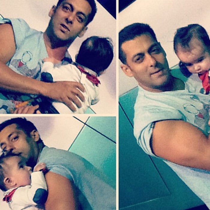 Is this Salman\'s youngest fan?