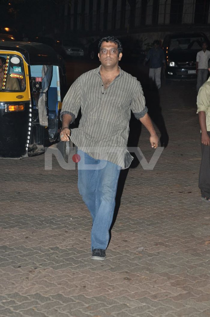 Anurag Basu walks in at Aamir's bash.