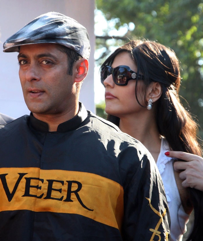 Sallu is doing every bit to promote his forthcoming flick <I>Veer</I>. (Photo: AFP)