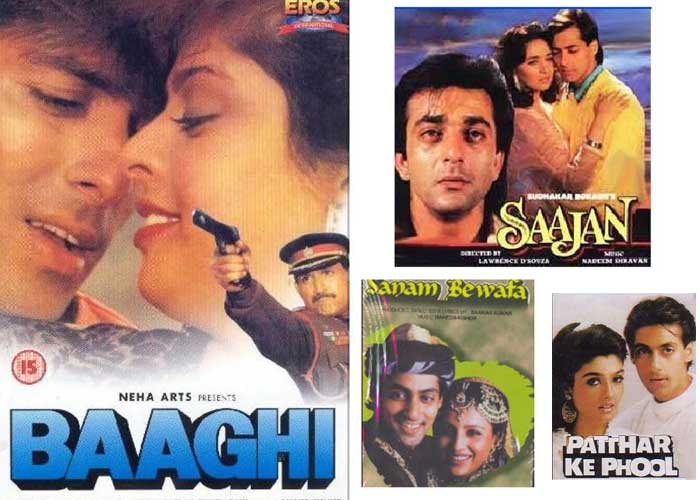 After the success of Baaghi in 1990, he gave three successive hits in 1991 - <i>Patthar Ke Phool</i>, <i>Sanam Bewafa</i> and <i>Saajan</i>.