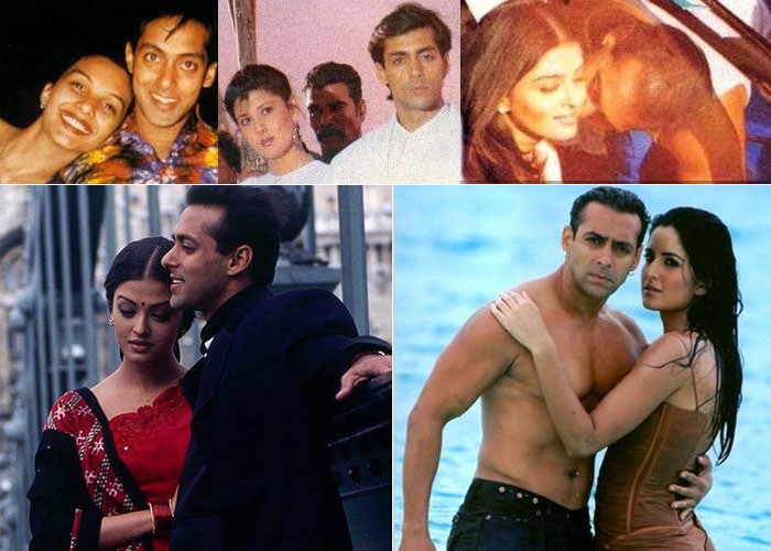 Casanova Salman Khan was romantically linked with several actresses in the past and is frequently featured as Bollywood's most eligible bachelor.