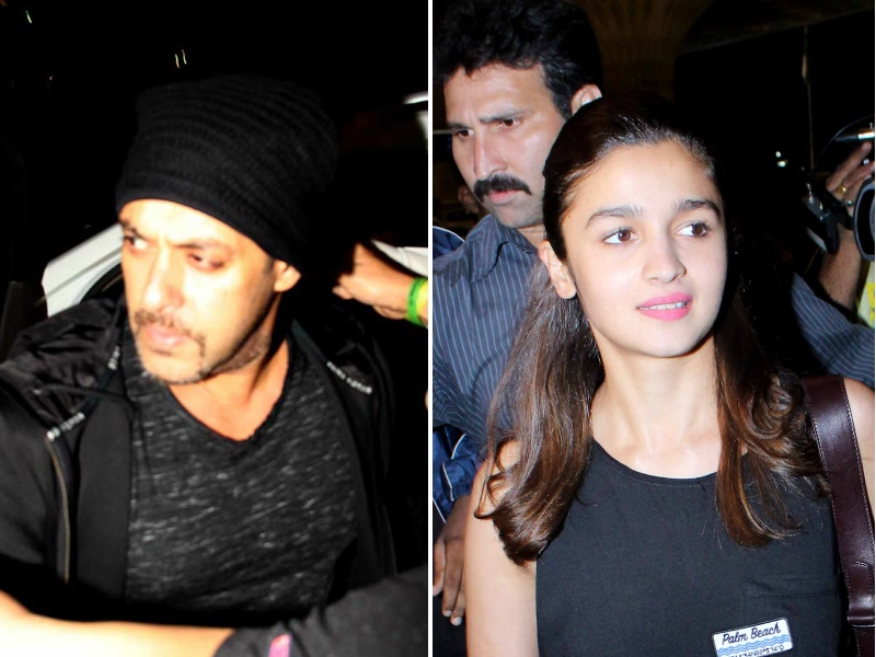Photo : IIFA Calling: Salman and Alia Spotted at the Airport