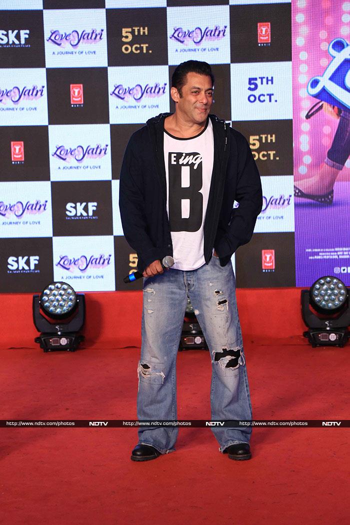 Salman Khan, Aayush And Warina Add Colours To Loveyatri Promotions