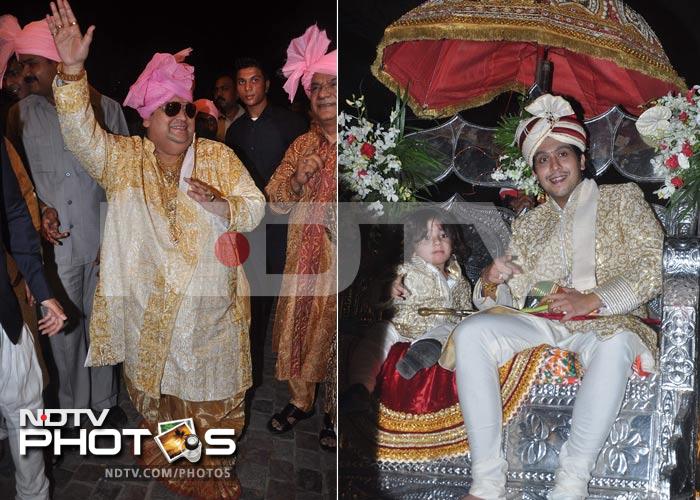 Celebs at Bappa Lahiri\'s wedding