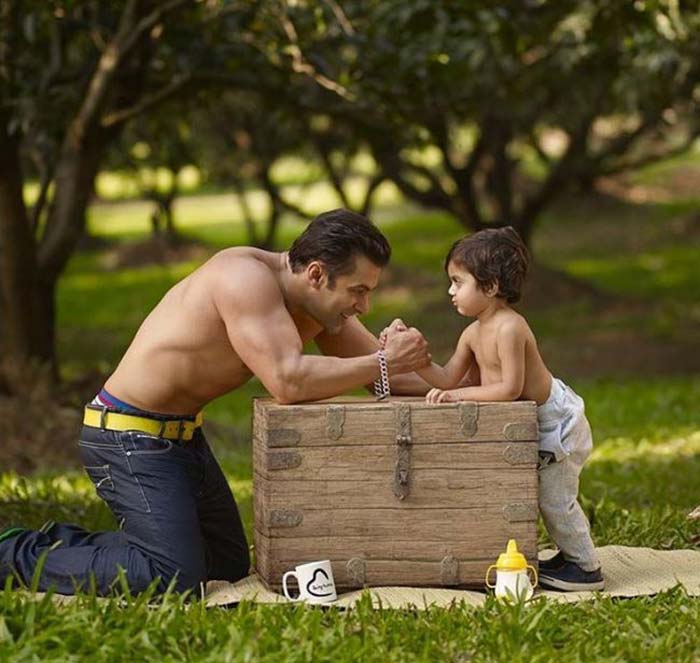 Adorable Pics From Salman Khan, Starring Cutie Pies Of All Sizes
