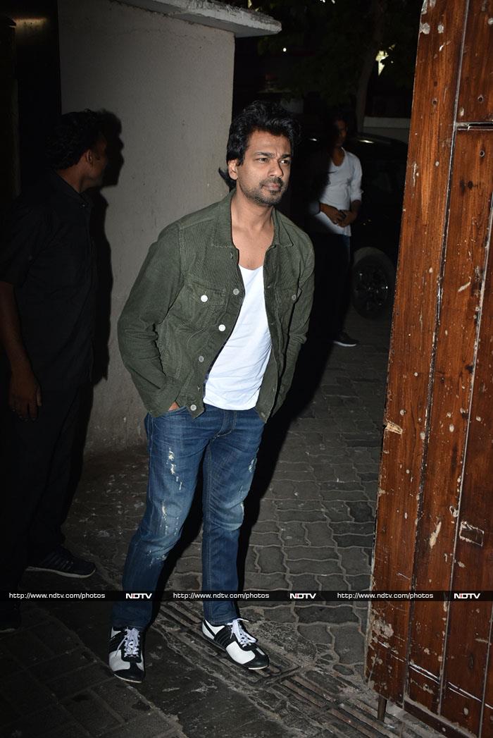 Nikhil Dwivedi at the party venue.